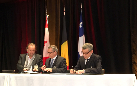 Брюссельский порт и порт Квебек подписали соглашение о партнерстве